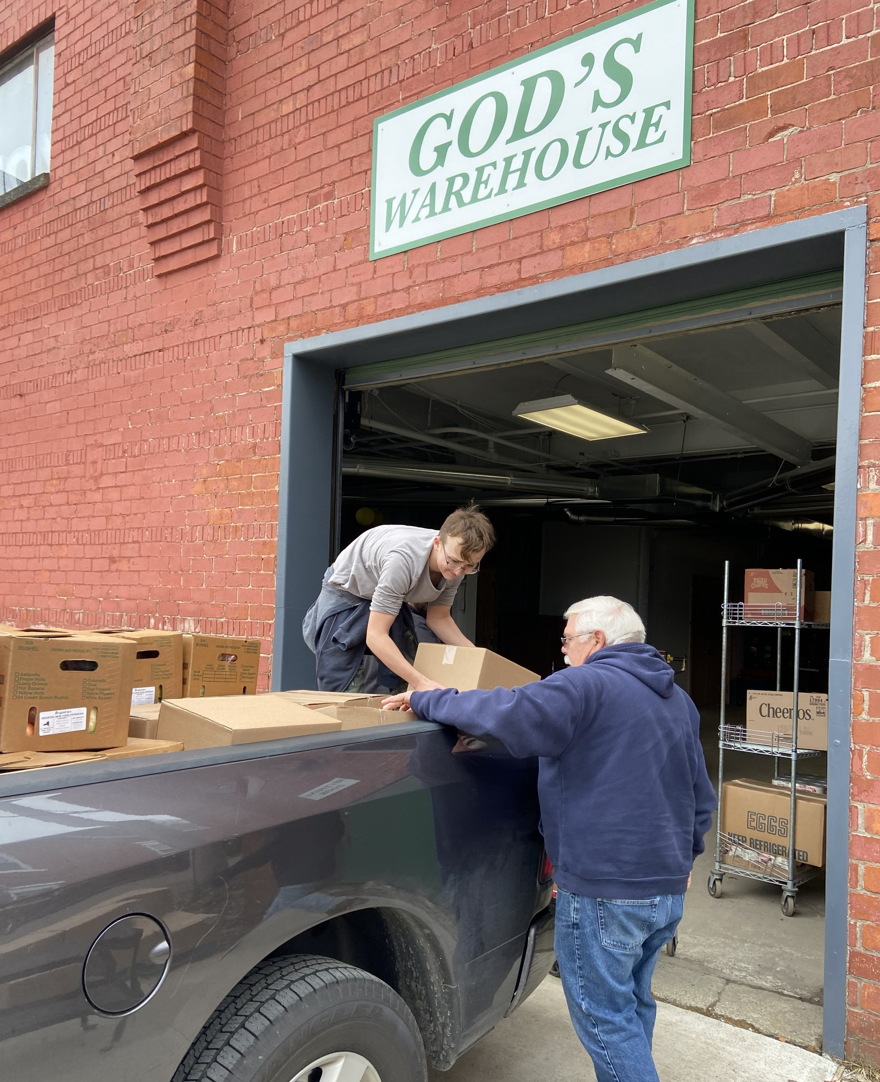 God's Warehouse exterior — Saving Grace Outreach receiving location